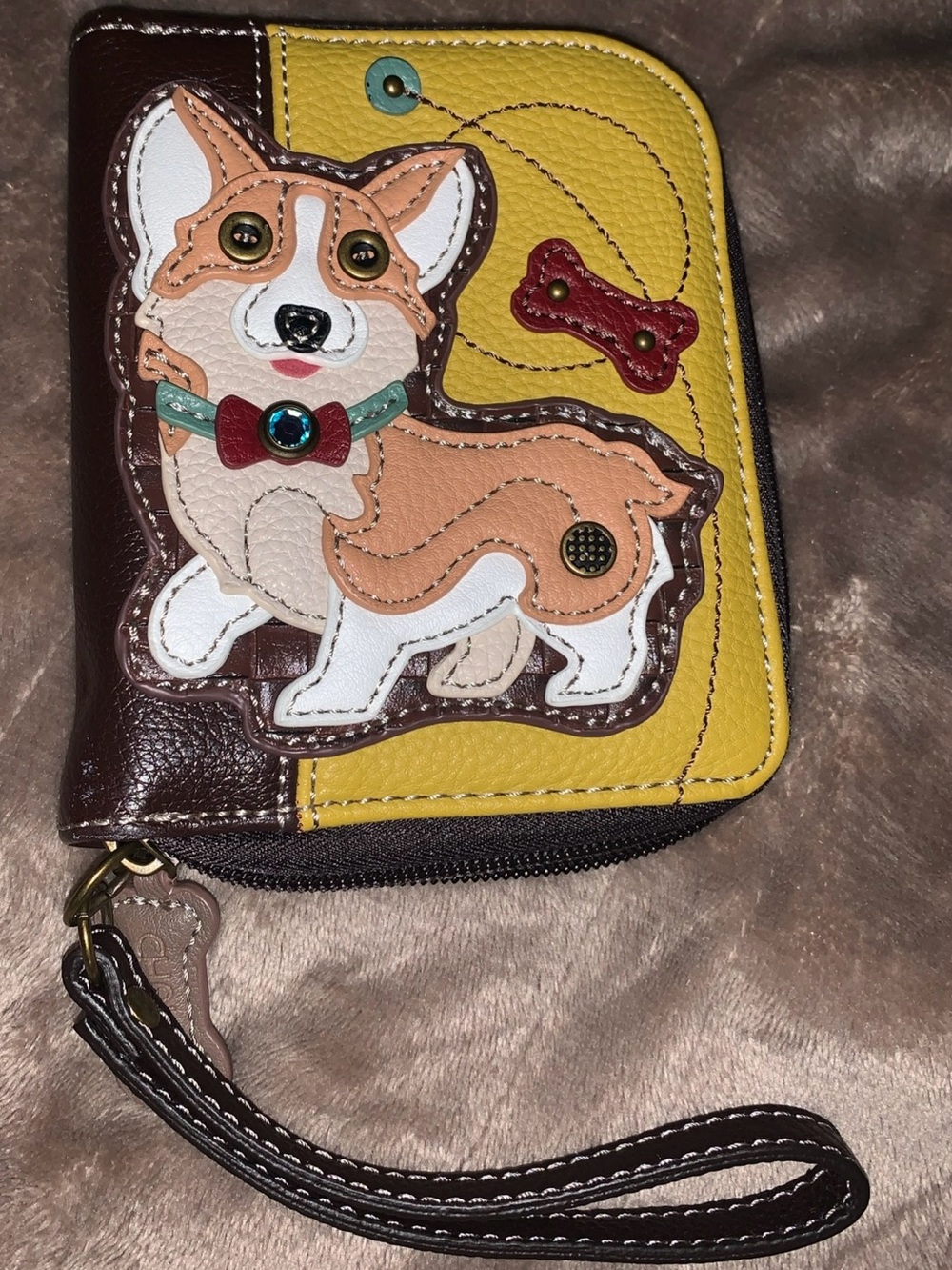 Chala CORGI Zip Around Wallet 839 NEW Without TAGS